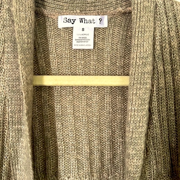 Long Knit Cardigan Sweater ~ Size: Small (Junior) - Picture 2 of 5